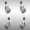 Service Caster 4 Inch 316SS Gray Poly Swivel 1-5/8 Inch Expanding Stem Caster Brake SCC, 2PK SCC-SS316EX20S414-PPUB-2-TLB-2-158 - alternate 1
